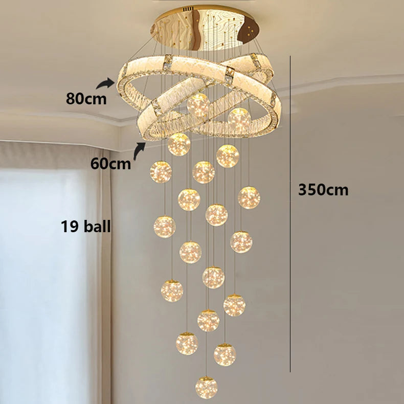 Modern living room hanging light indoor lighting home decor led lights pendant light lamps forstaircase Chandeliers