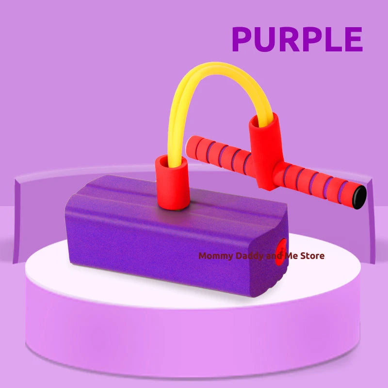 Kids Sports Games Toys Foam Pogo Stick Jumper Indoor Outdoor Fun Fitness Equipment Improve Bounce Sensory Toys for Boy Girl Gift
