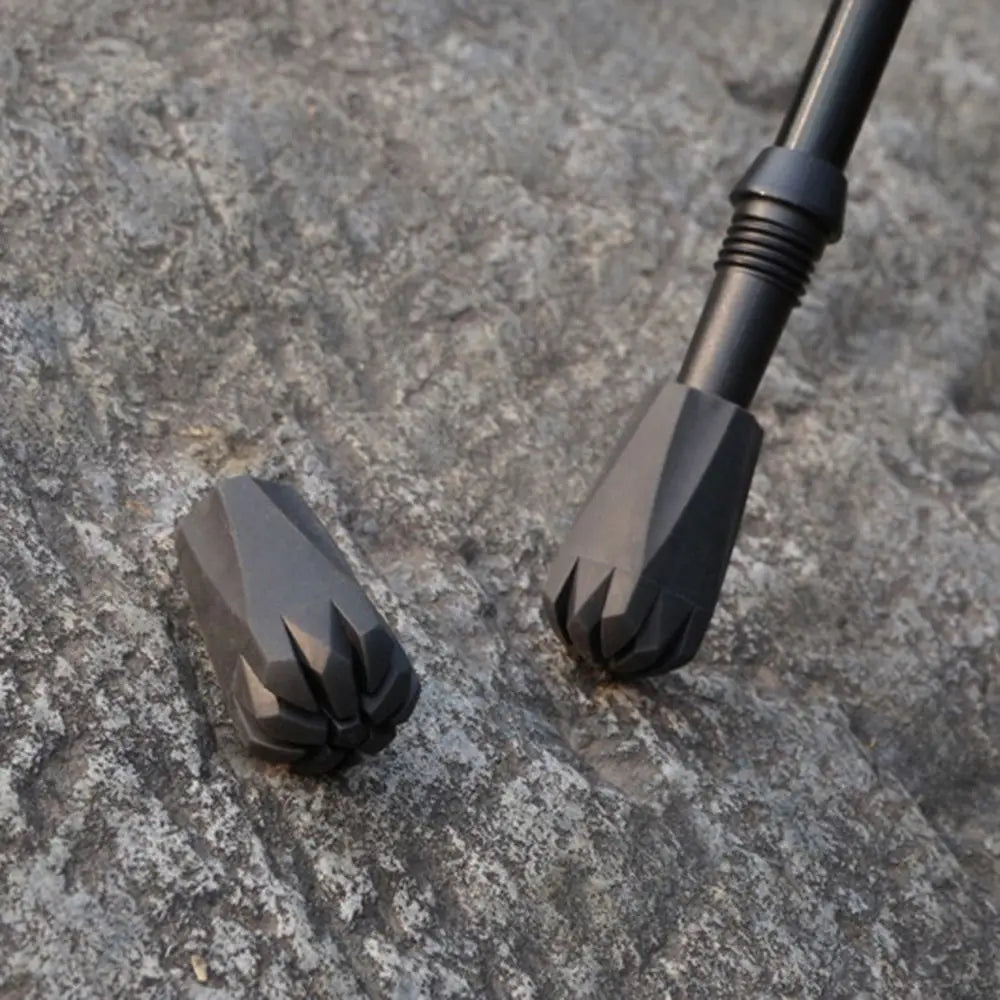 Telescopic Outdoor Tool Pole Replacement Tips Trekking Poles Protectors Walking Stick Head Hiking Alpenstock Hiking Accessories
