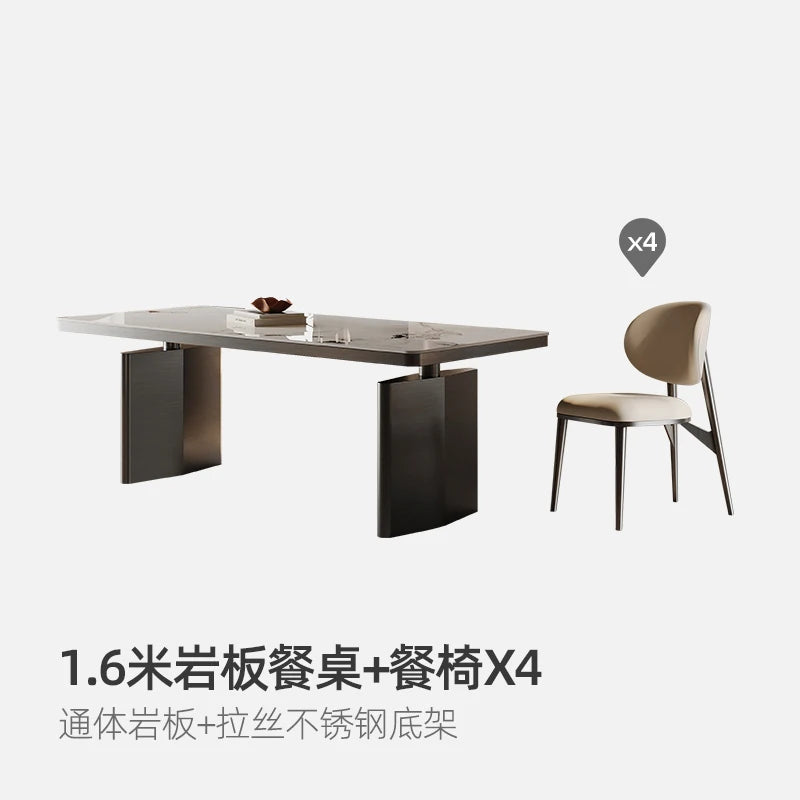 Postmodern High Quality Dining Table Luxury Modern Aesthetics Comfortable Designer Restaurant Unique Muebles Trendy Furniture