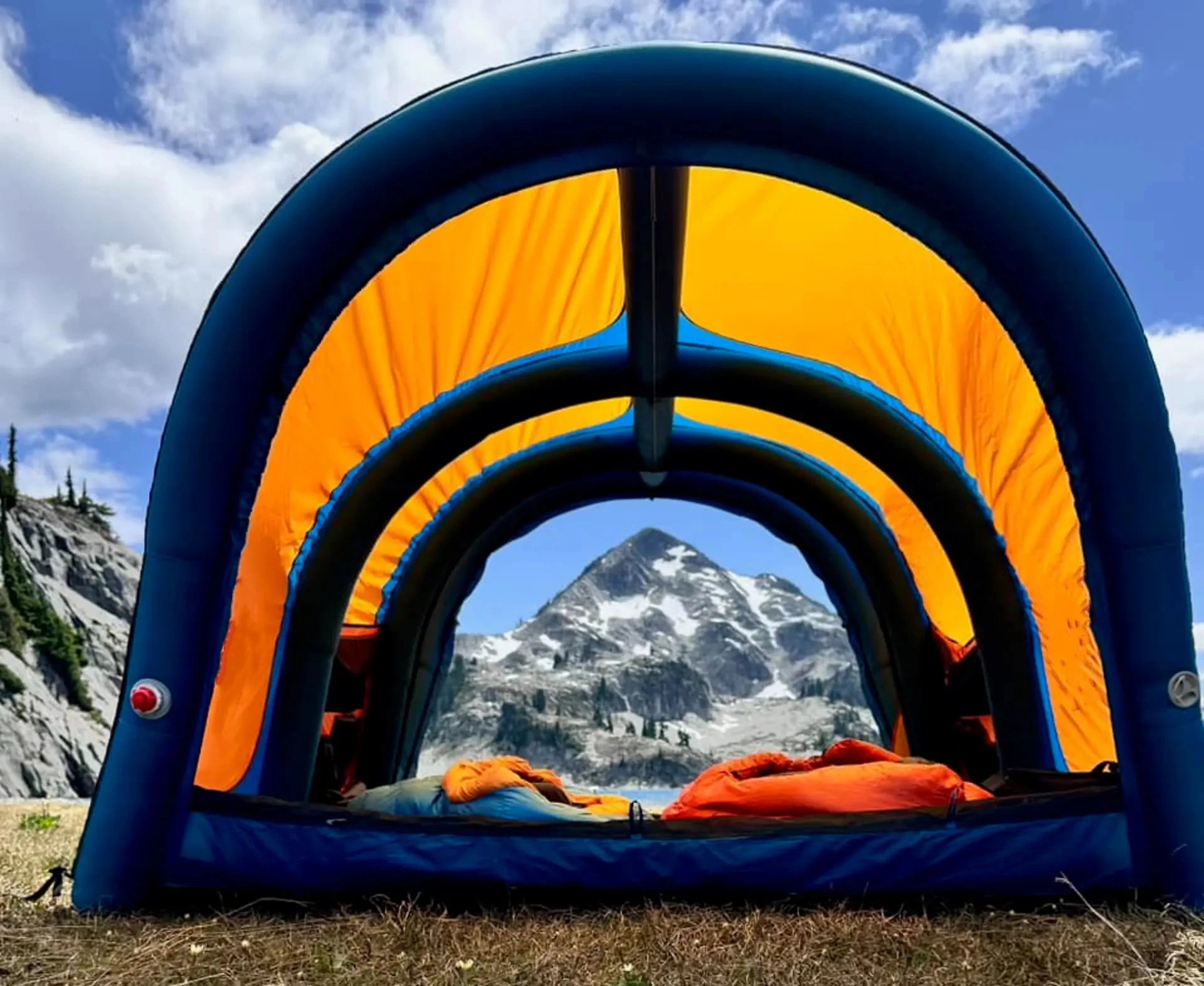 Inflatable Floating Tent Outdoor Camping Inflatable Mattress Tent Outdoor Luxury Automatic Tente Camping Inflatable