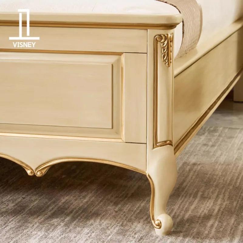 Bedroom King Size Bed Luxury Modern Floor Design Space Saving Bed Soft Comfortable Muebles Para El Hogar House Accessories