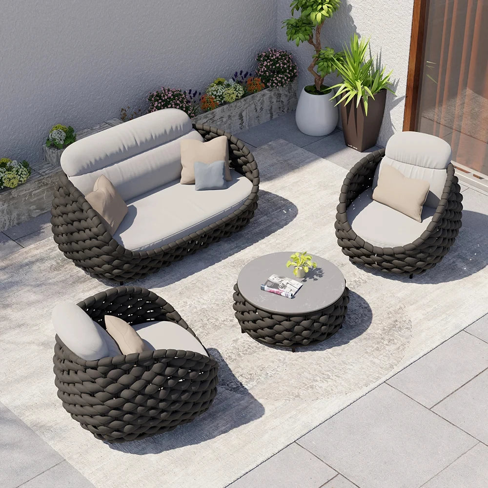 Outdoor Furniture Terrassenmobel Set Sof Exterior Jardn Salon De Jardin Exterieur Patio Furniture Set Garden Sofas