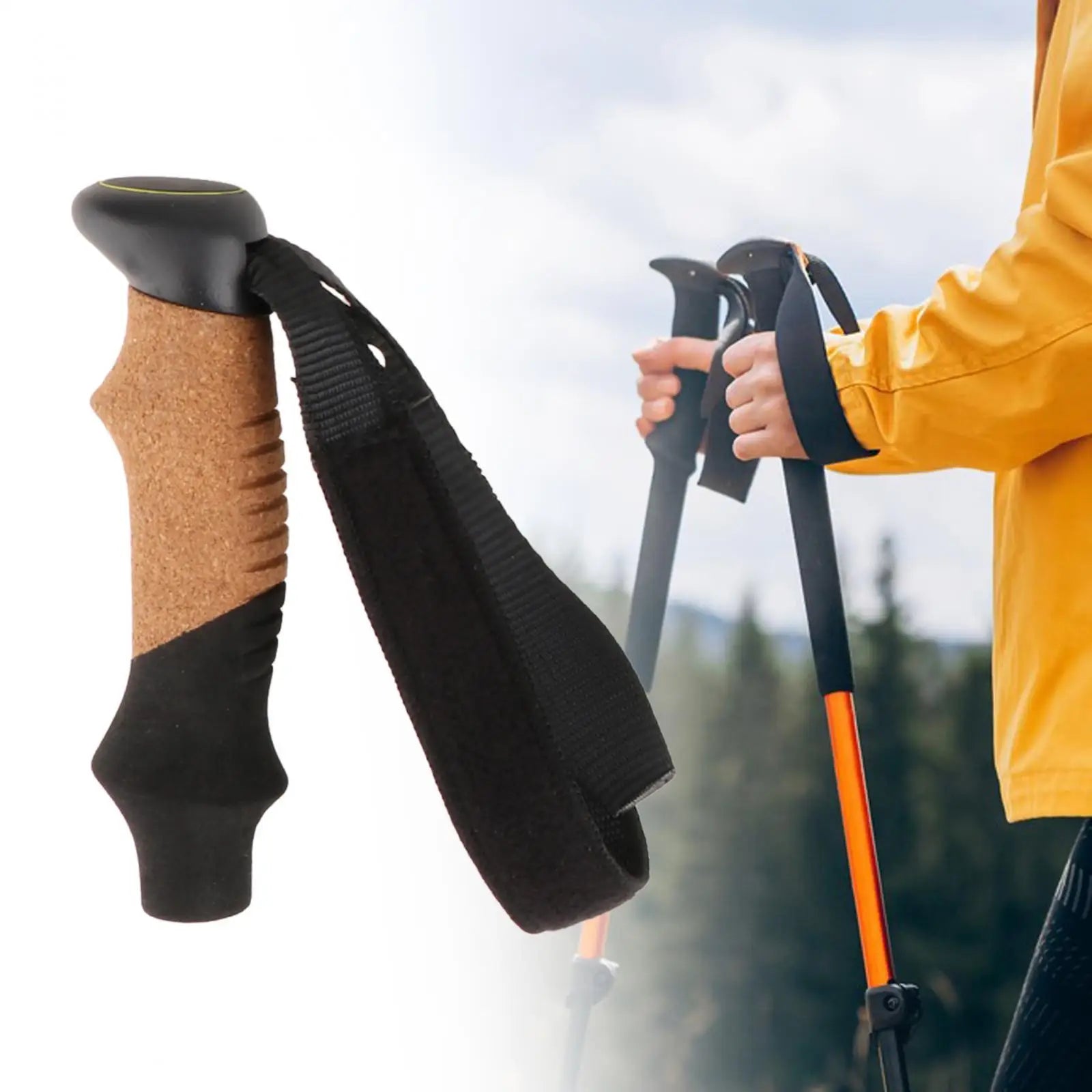 Trekking Pole Handle Repair Accessory Walking Stick for Camping Outdoor Kids