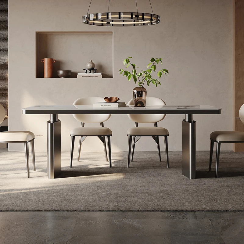 Postmodern High Quality Dining Table Luxury Modern Aesthetics Comfortable Designer Restaurant Unique Muebles Trendy Furniture