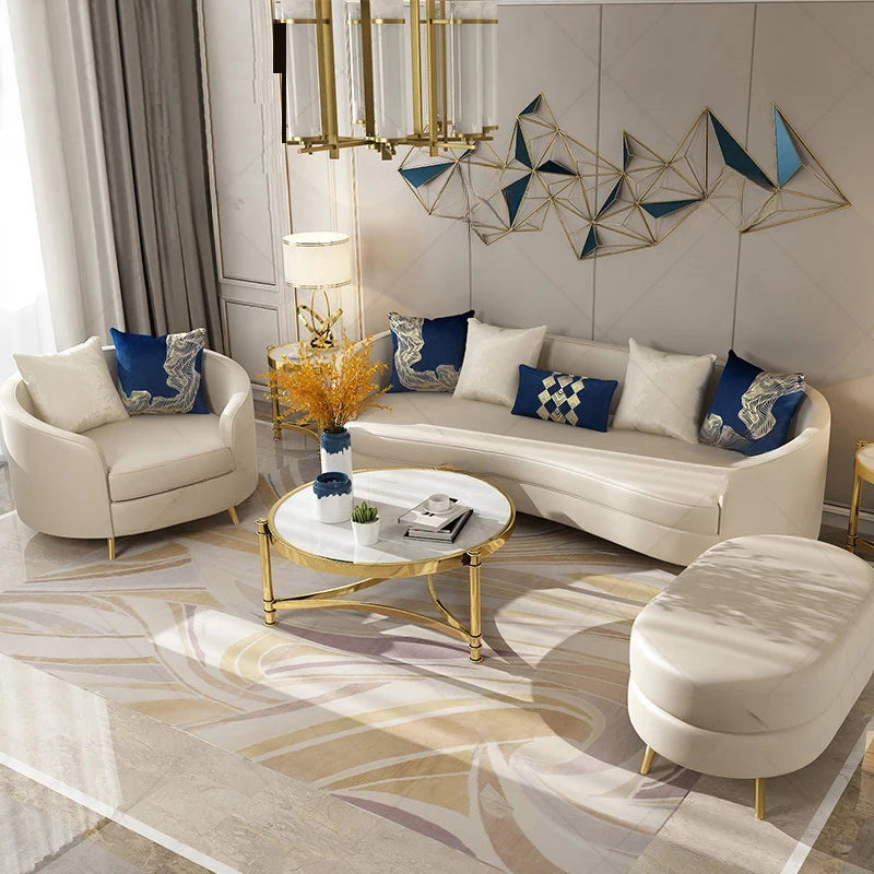 Nordic Luxury Living Rooms Sofa Meeting Leisure Minimalist Lounge Lazy Sofa Simple Creative Comfortable Divano Letto Furniture