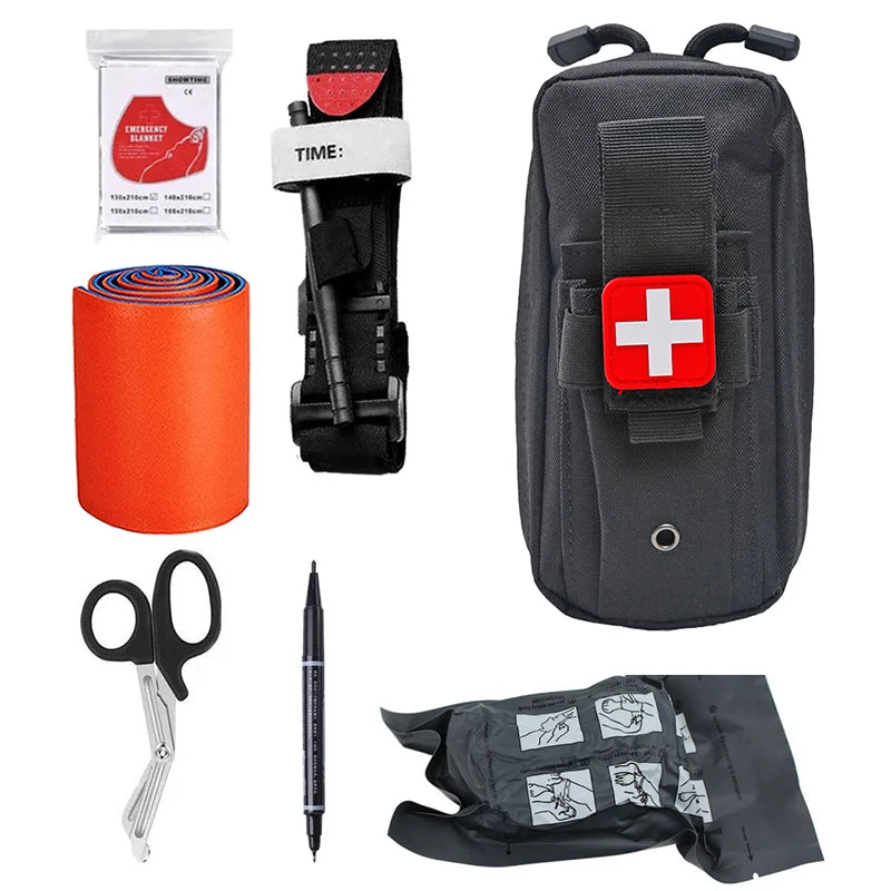Equipments Medical Bag First Aid Survival Kit Tourniquet Bag Camping Supplies for Emergency Outdoor Hunting