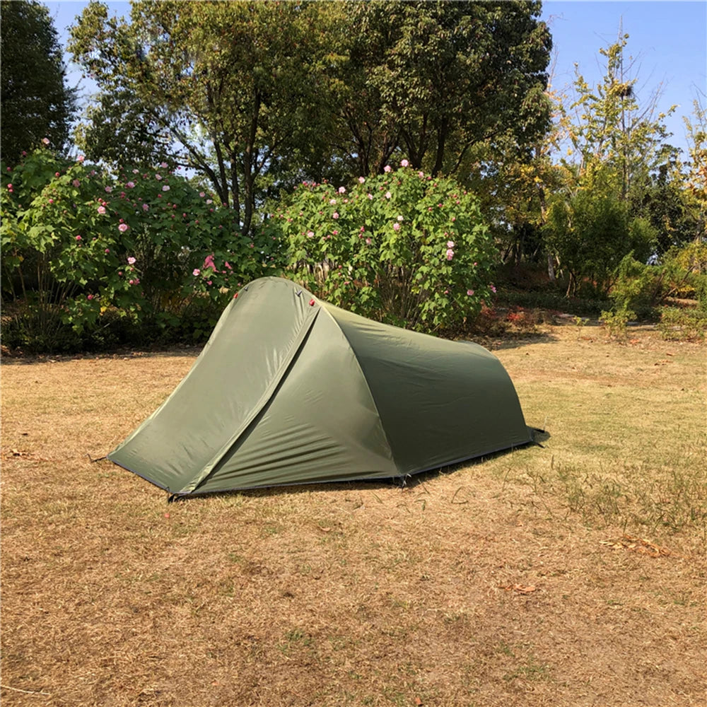 Camping  Tent Ultralight Aluminum Pole Outdoor Tent For Backpacking Hiking Camping Seasons 1/2 Person Tent Camping Equipment