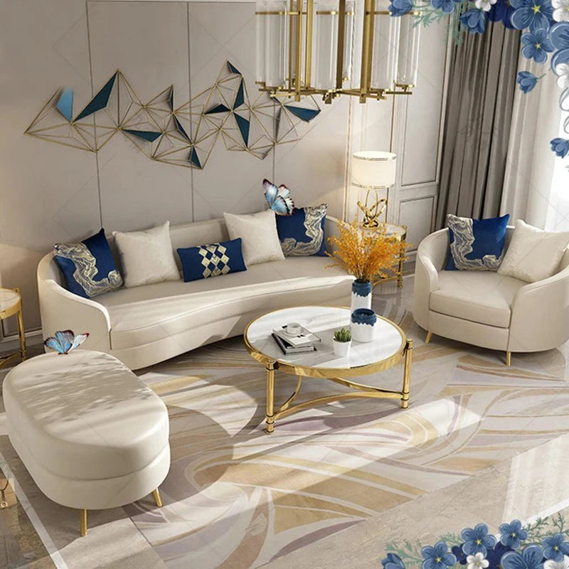 Nordic Luxury Living Rooms Sofa Meeting Leisure Minimalist Lounge Lazy Sofa Simple Creative Comfortable Divano Letto Furniture