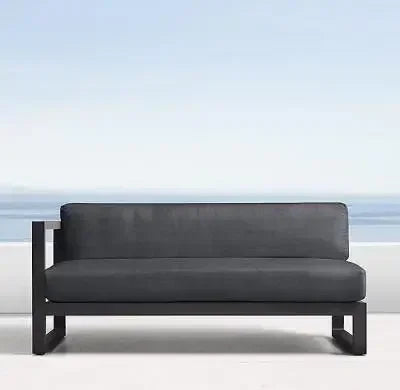 Outdoor Aluminum Alloy Sofa Four Piece Set, Terrace Garden Bar Waterproof Sofa Furniture Set