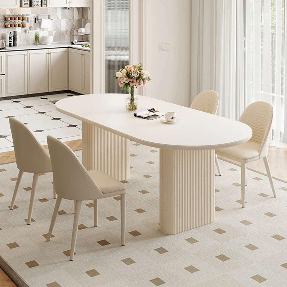 Trendy Unique Dining Table Reception Minimalism Space Saving Terrace Dining Table Writing Luxury Mesa Comedor Home Furniture