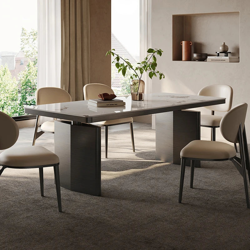 Postmodern High Quality Dining Table Luxury Modern Aesthetics Comfortable Designer Restaurant Unique Muebles Trendy Furniture