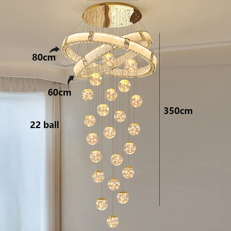 Modern living room hanging light indoor lighting home decor led lights pendant light lamps forstaircase Chandeliers