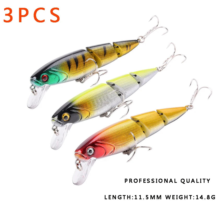 Fishing Lure Tackle Kit Set Hard Bait Artificial Rotating Floating Fishing Minnow Crankbait Wobblers Spinner Sinking Hooks Lures