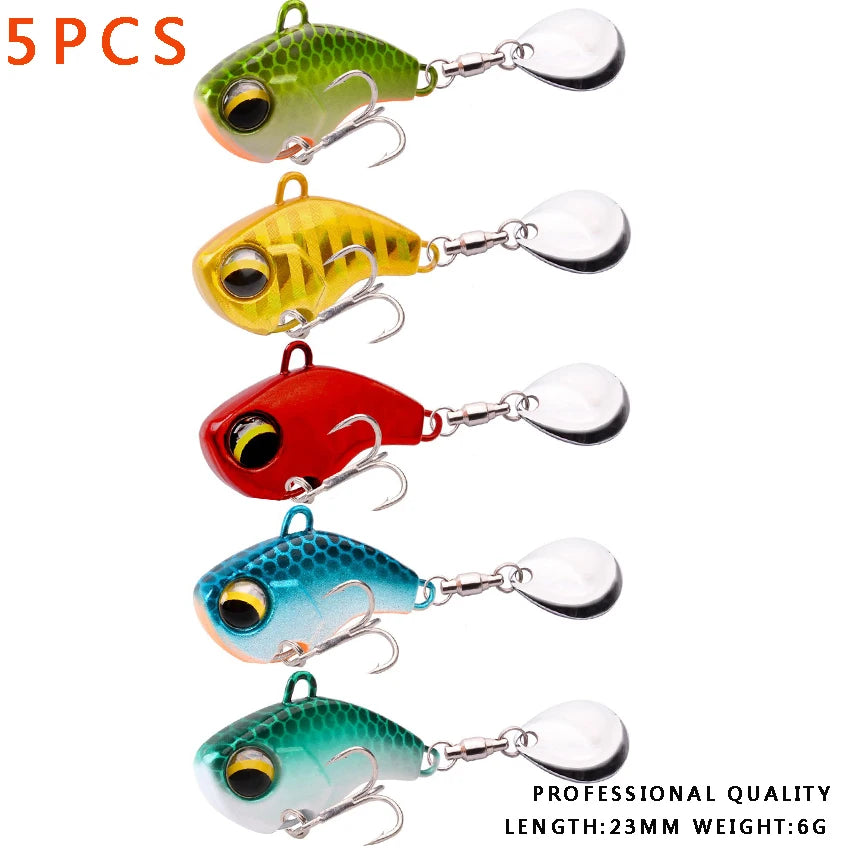 Fishing Lure Tackle Kit Set Hard Bait Artificial Rotating Floating Fishing Minnow Crankbait Wobblers Spinner Sinking Hooks Lures