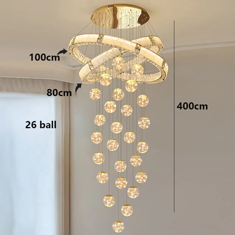 Modern living room hanging light indoor lighting home decor led lights pendant light lamps forstaircase Chandeliers