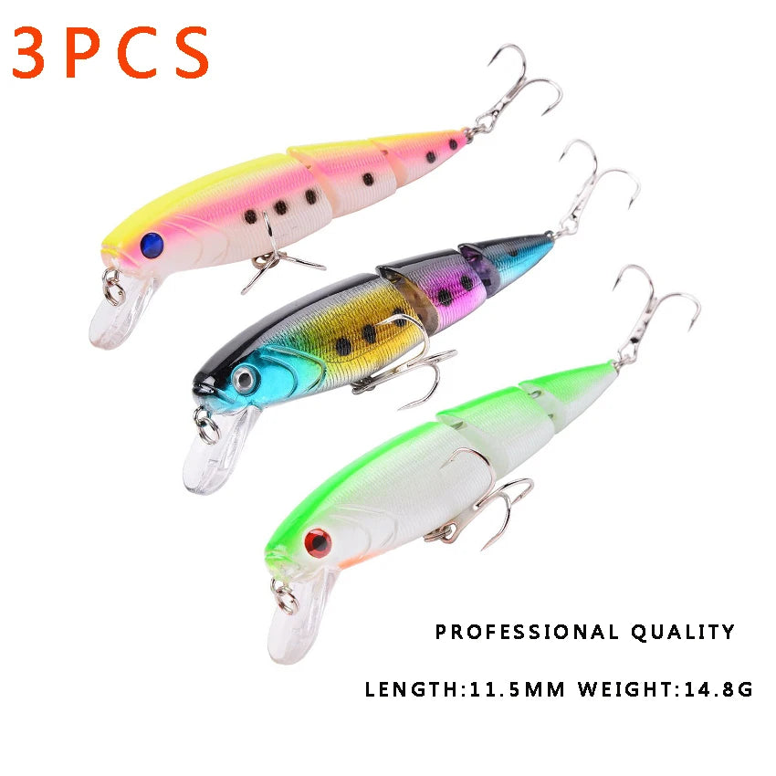 Fishing Lure Tackle Kit Set Hard Bait Artificial Rotating Floating Fishing Minnow Crankbait Wobblers Spinner Sinking Hooks Lures