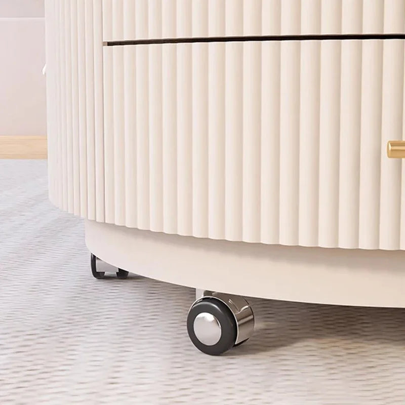 Tea Table LED Light Mobile Living Room Modern End Tables Drawer Luxury Coffee Tables Removable Portable Nordic Side Table Brief