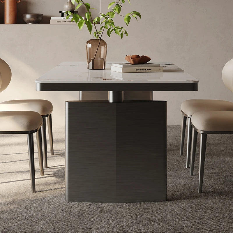 Postmodern High Quality Dining Table Luxury Modern Aesthetics Comfortable Designer Restaurant Unique Muebles Trendy Furniture