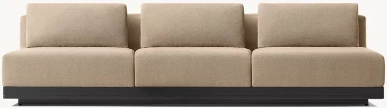 Patio Furniture Metal Aluminum Outdoor Leisure Furniture Villa Garden Sofa Set