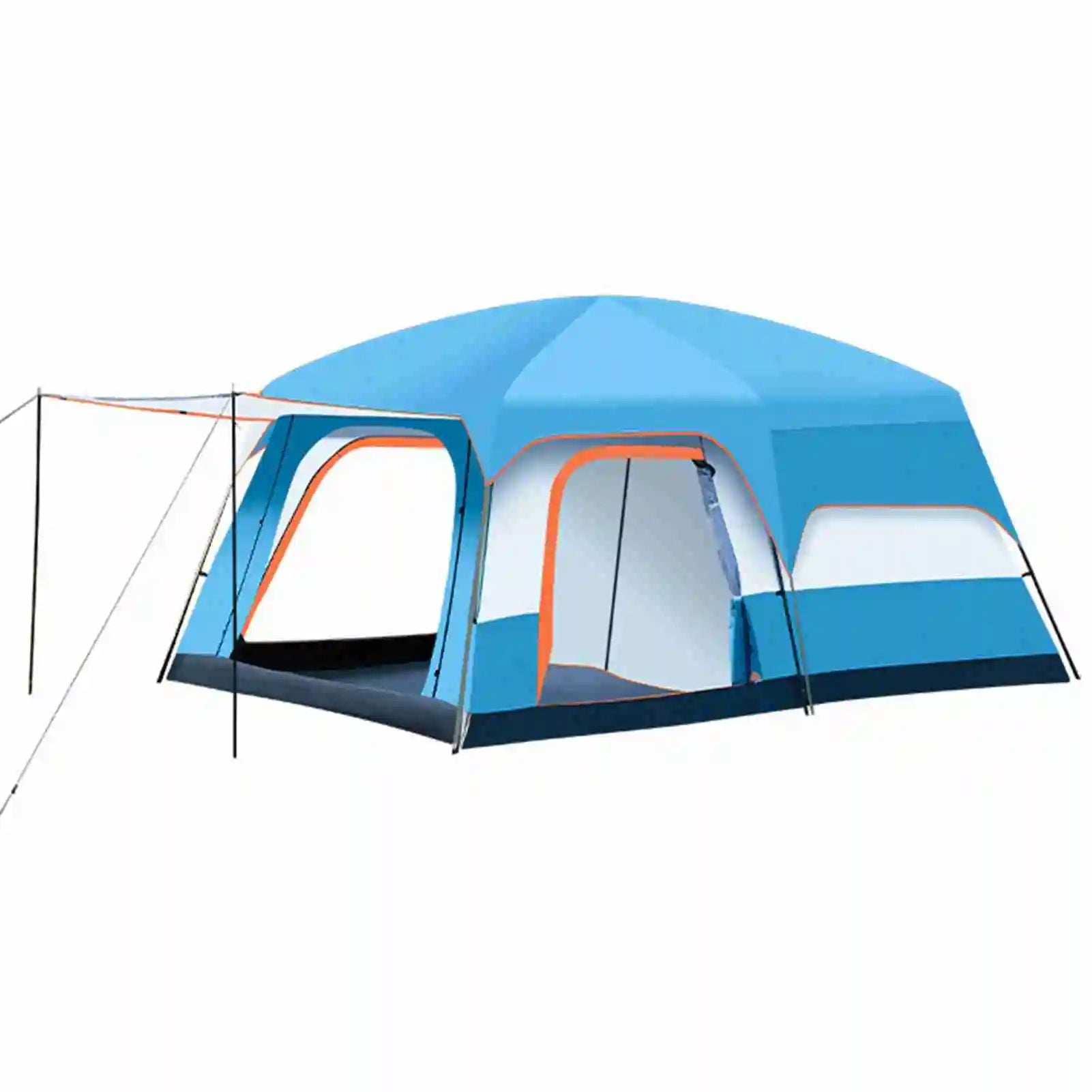 Luxury Tents For Camping Large Family Tent With Rooms 4-12 People Waterproof Two-Bedroom And One-living Room Design