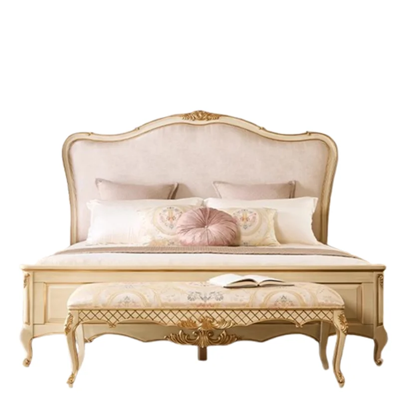 Bedroom King Size Bed Luxury Modern Floor Design Space Saving Bed Soft Comfortable Muebles Para El Hogar House Accessories