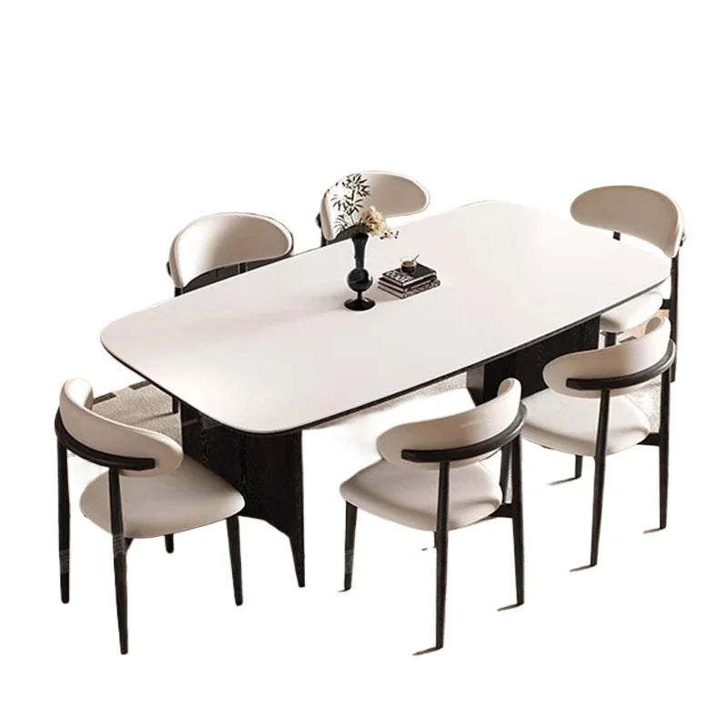 Postmodern High Quality Dining Table Luxury Modern Aesthetics Comfortable Designer Restaurant Unique Muebles Trendy Furniture