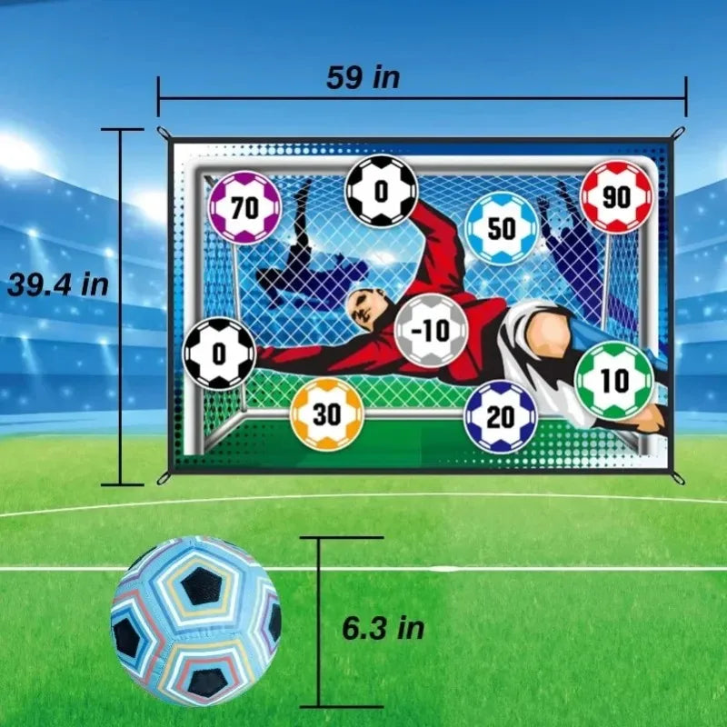 Soccer Game Mat Set Outdoor Indoor Soccer Toys Multiplayer  Football Training Boy GiftsMultiplayer Competitive Soccer Games
