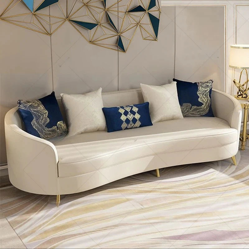 Nordic Luxury Living Rooms Sofa Meeting Leisure Minimalist Lounge Lazy Sofa Simple Creative Comfortable Divano Letto Furniture