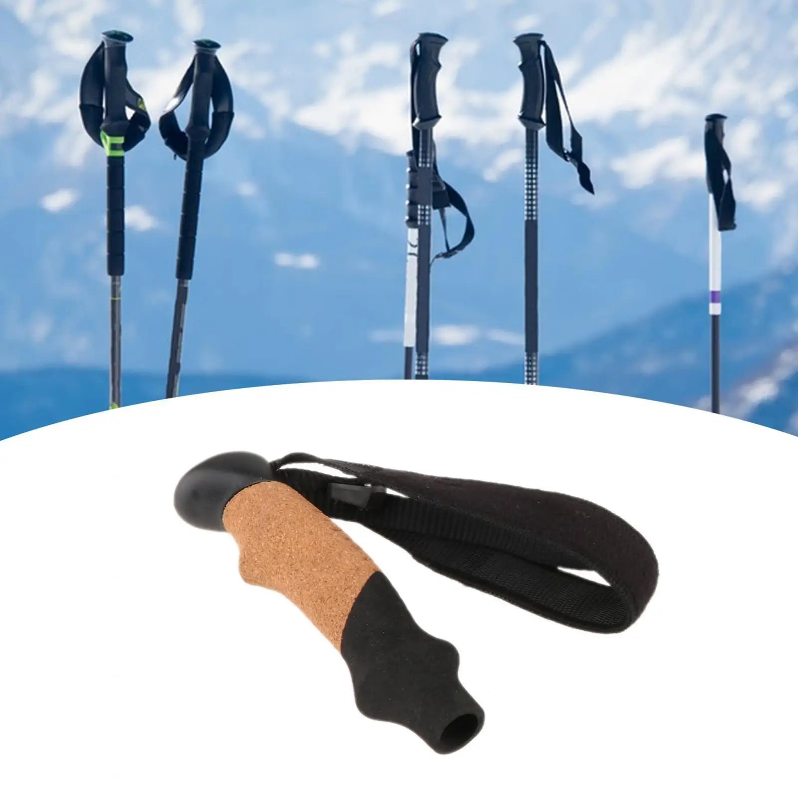 Trekking Pole Handle Repair Accessory Walking Stick for Camping Outdoor Kids